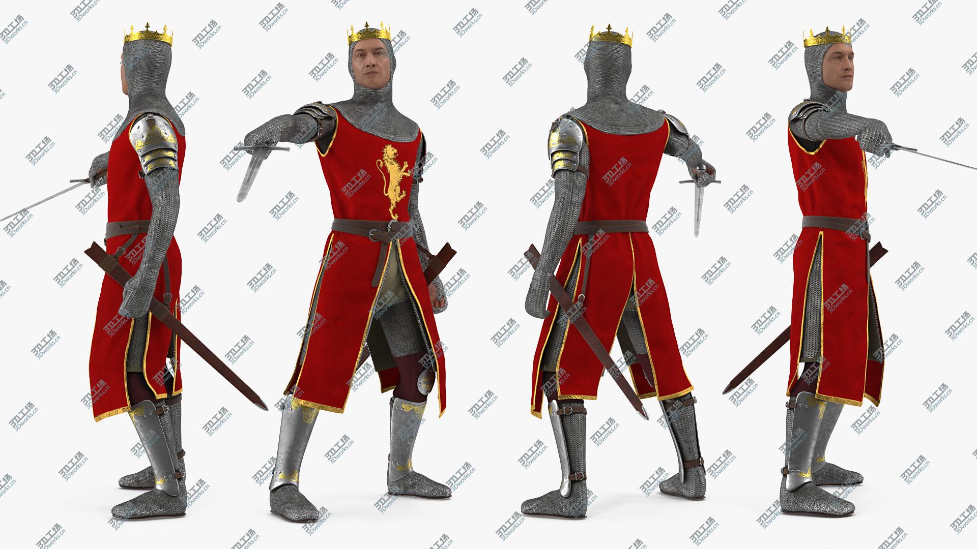 images/goods_img/202104093/Crusader Knight King with Sword 3D model/1.jpg